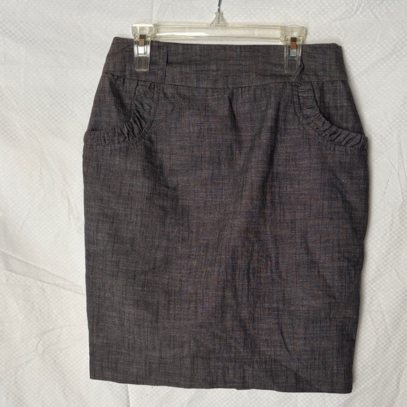 Iz Byer Dark Gray Skirt - Picture 2 of 7